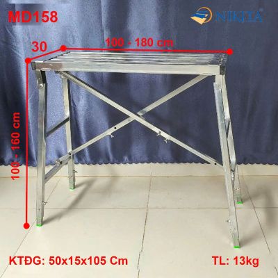 Giàn giáo gấp gọn đa năng thu gọn kéo dài NIKITA MD-158