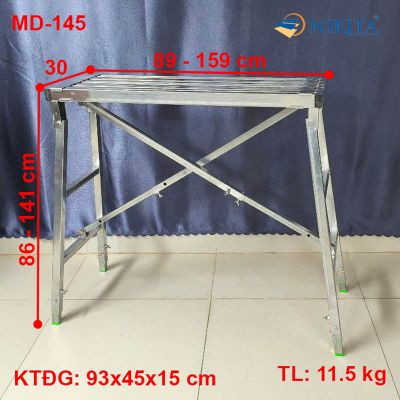 Giàn Giáo  gấp gọn Thu Gọn Kéo Dài NIKITA MD-145