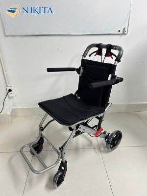 Xe Lăn Tay Đi Du Lịch Khung Sắt  Sơn Tĩnh Điện  NIKITA NKT-F7G